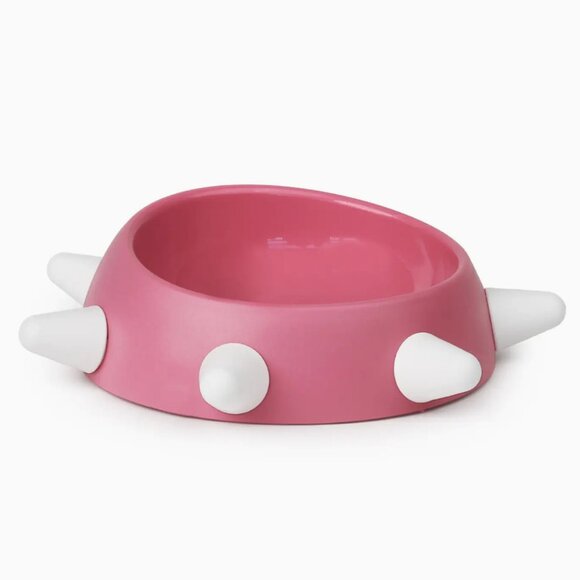 Luxury Eco-Friendly Modern Spiked Inclined Pet Bowl  - Made in Italy - Picture 7 of 7